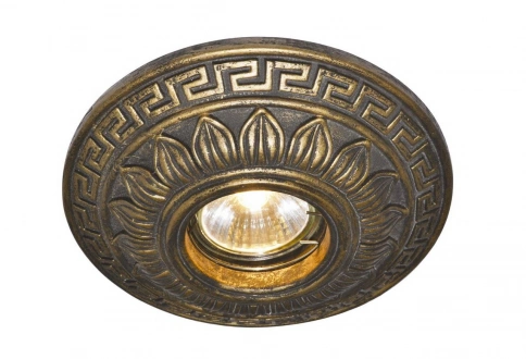 Точечный встраиваемый светильник Arte Lamp ANTIC A5072PL-1BG фото 1