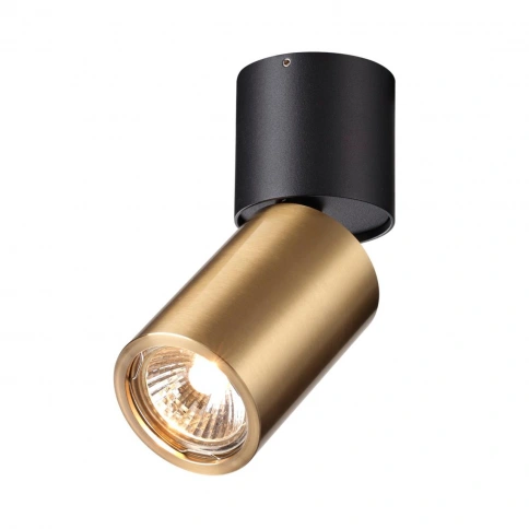 4280/1С HIGHTECH ODL22 343 черный с античной бронзой Потолочный светильник IP20 GU10 50W DUETTA фото 2