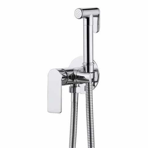 Смеситель ABBER Weiss Insel AF8025 с гигиеническим душем, хром фото 1