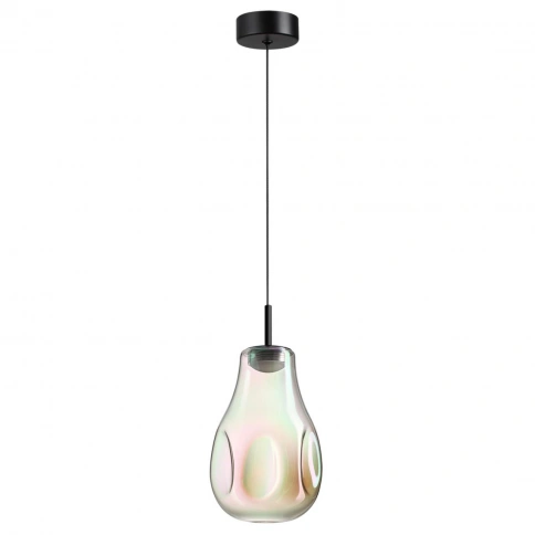 5098/4LB PENDANT ODL25 423 черный/бензиновый/металл/стекло Подвес LED 4W 4000K 388Лм NAVE фото 2