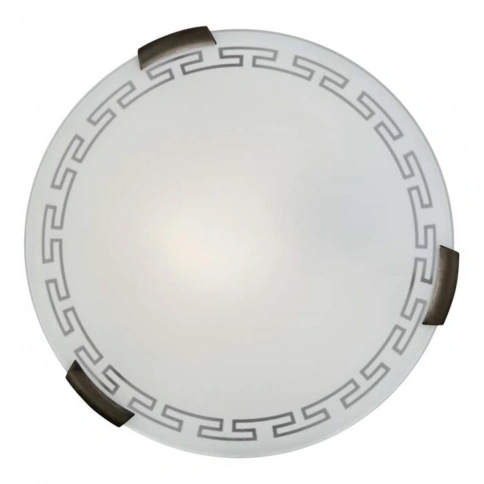 161/K GLASSI SN 228 Светильник стекло/белое E27 2*60Вт D300 GRECA фото 1