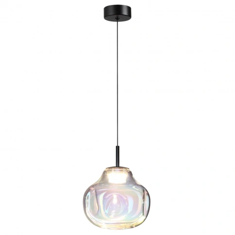 5097/4LB PENDANT ODL25 421 черный/бензиновый/металл/стекло Подвес LED 4W 4000K 388Лм VASO фото 3