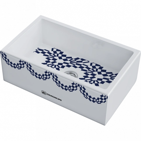 Мойка Mikura 76-Tokyo 2 Natceramic/белый фото 1