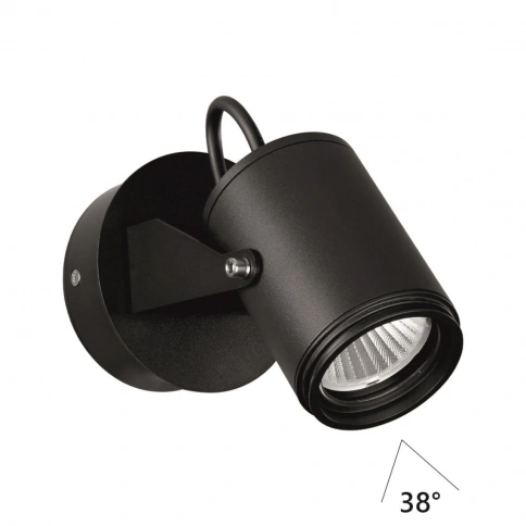 6647/10WL NATURE ODL24 725 черный/металл Настенный светильник IP54 LED 10W 4000K 38° AC85-265V STIMA фото 1