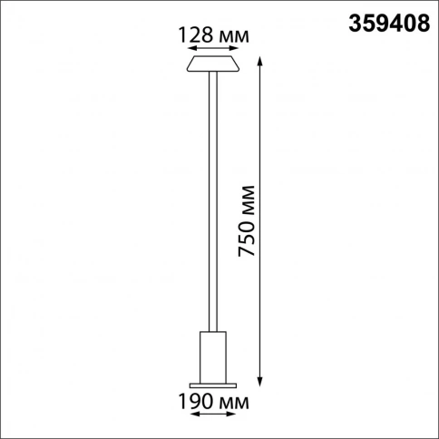 359408 STREET NT24 000 черный Светильник ландшафтный переносной IP54 LED 3W 2*4000mAh Li-ion 3.7V 40 фото 2