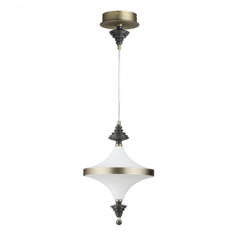 5404/23L L-VISION ODL_EX25 97 бронзов.брашированн./черный/стекло/керамика Подвес LED 23W 3000K ULA фото 2