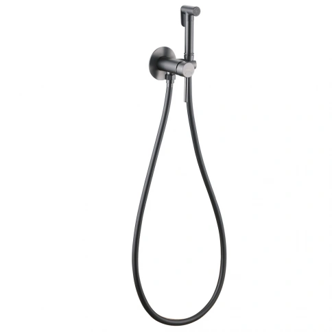Смеситель ABBER Wasser Kreis AF8125NG с гигиеническим душем, никель фото 2