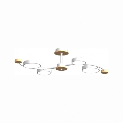 Потолочный cветильник LED4U L3206-800 WH фото 1