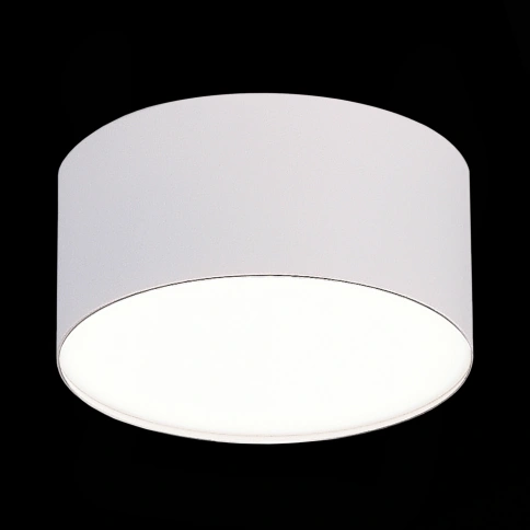 ST606.542.12 Светильник потолочный Белый LED 1*12W 4000K 1 080Lm Ra>90 120° IP20 D120xH55 185-265V фото 1