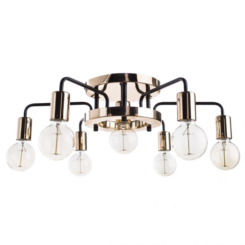 Потолочная люстра Arte Lamp GELO A6001PL-7BK фото 1
