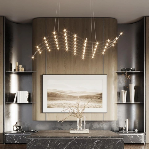7057/45L HIGHTECH ODL25 507 Подвесной светильник нерж/сталь IP20 LED 3000K 220V WELKIN фото 3