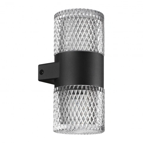 359294 STREET NT24 000 черный Светильник ландшафтный настенный IP65 LED 14W 4000K  175-265V ESTIMA фото 1