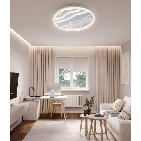 Потолочный cветильник LED4U L1055-500 WH фото 2