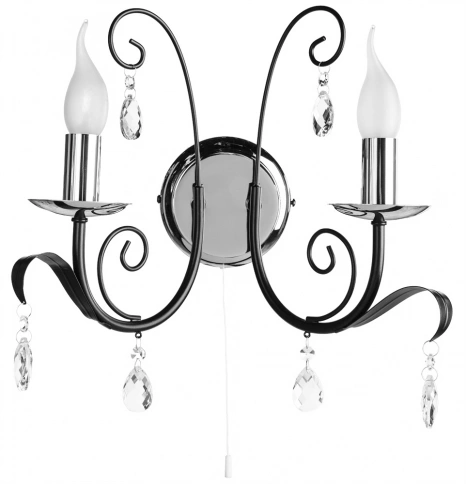 Бра Arte Lamp ROMANA A1742AP-2BK фото 1