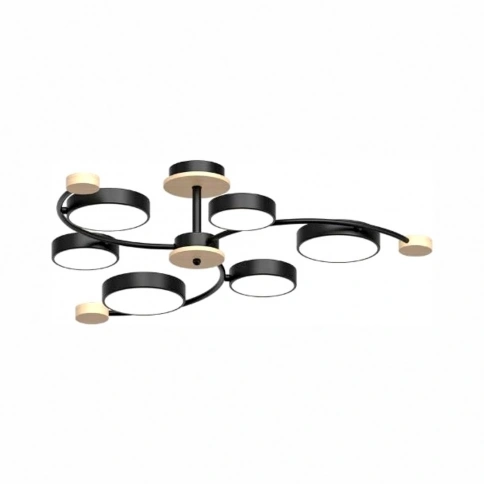 Потолочный cветильник LED4U L3207-840 BK фото 1