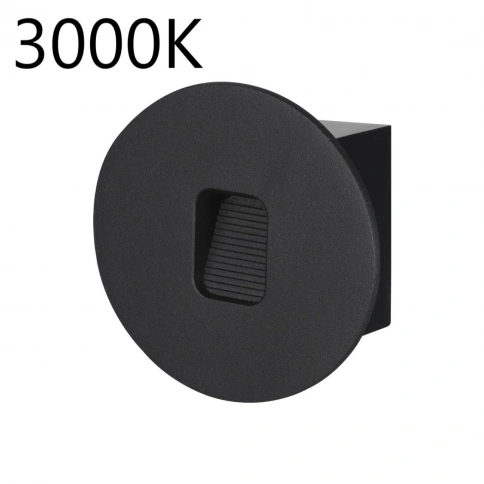 6651/1WL3 NATURE ODL25 727 черный/металл Подсветка для лестниц IP65 LED 1W 3000K 60° AC85-265V VITTY фото 1