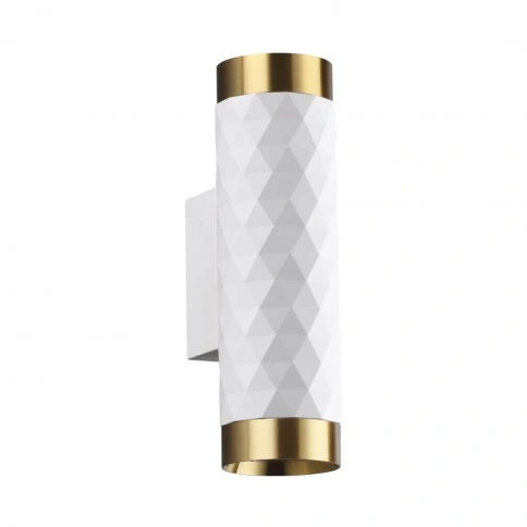 4286/2W HIGHTECH ODL22 403 белый/золотистый/металл Настенный светильник IP20 LED GU10 max 2*10W AD A фото 1