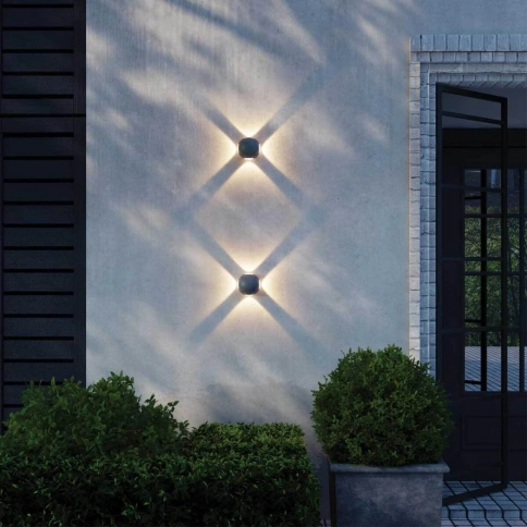 358464 STREET NT20 377 темно-серый  Ландшафтный настенный св-ник IP54 LED 4000K 12W 85-265V  CALLE фото 2