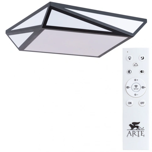 Потолочный светильник Arte Lamp MULTI-PIAZZA A1929PL-1BK фото 1