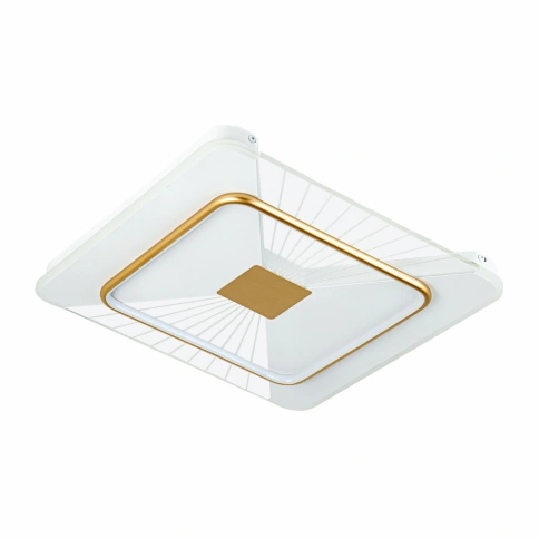 Потолочный cветильник LED4U L1024-500 WH-GD фото 1