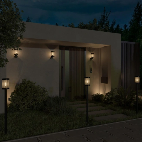 370941 STREET NT23 359 темно-серый Светильник ландшафтный IP44 E27 13W 220-240V IVORY фото 2