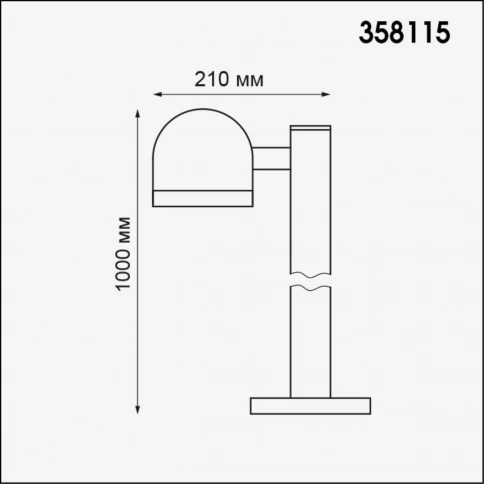358115 STREET NT19 366 темно-серый  Ландшафтный светильник IP65 LED 3000К 10W 100-240V GALEATI фото 1