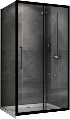 Душевой уголок ABBER Schwarzer Diamant AG30160BH-S85B фото 1