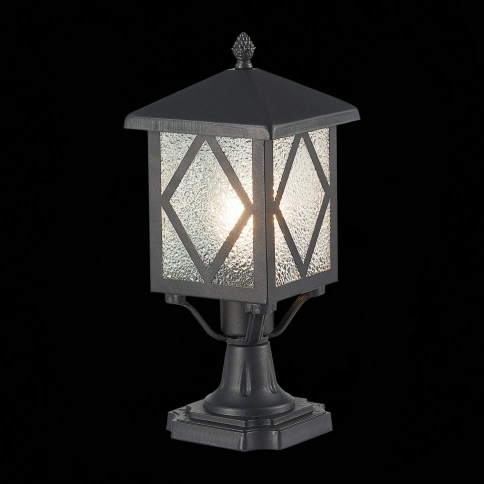 SL084.405.01 Светильник уличный наземный ST-Luce Черный/Черный, Прозрачный E27 1*60W фото 1
