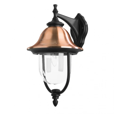 Уличный настенный светильник Arte Lamp BARCELONA A1482AL-1BK фото 1