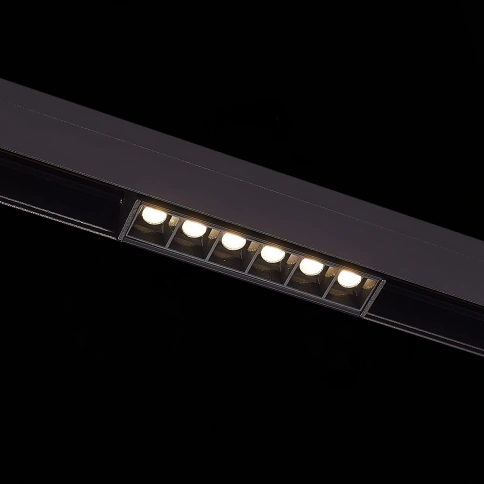 ST361.446.06 Магнитный трековый светильник Черный LED 1*6W 4000K 532Lm Ra>90 36° IP20 L115xW22xH44 4 фото 1