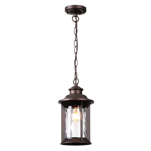 4961/1 NATURE ODL22 733 темно-коричневый/стекло Ландшафтный подвес E27 1*60W IP44 MAVRET фото 4