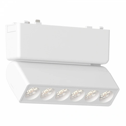 ST675.536.06 Магнитный трековый светильник Белый LED 1*6W 3000K 360Lm Ra>90 IP20 L122xW26xH82 48V фото 1