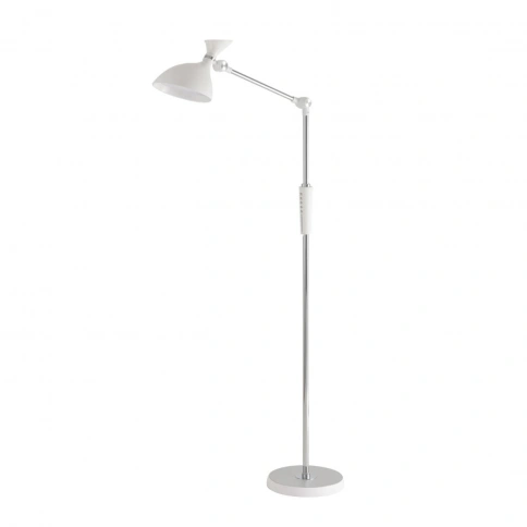 8330/15FL LEDIO белый, металл/пластик Торшер LED 15W 3000/4000/6000K 220-240V ССТ/диммер HORSA фото 1