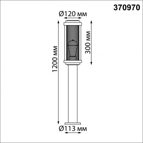 370970 STREET NT24 000 черный Светильник ландшафтный IP54 E27 max 25W 220-240V MATRIX фото 2