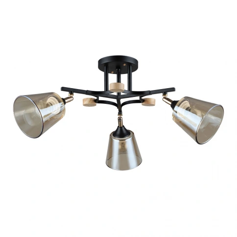 Потолочная люстра Arte Lamp GLASSY A5078PL-3BK фото 1