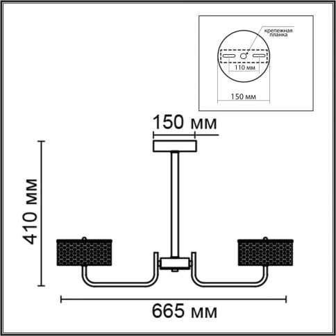 6579/60CL LEDIO LN24 золото/прозрачный/металл/пластик Люстра потолочная LED 60W 220V VENICE фото 1