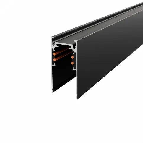 ST003.439.00 Шинопровод магнитный накладной ST-Luce Черный Длина 3 000мм фото 1