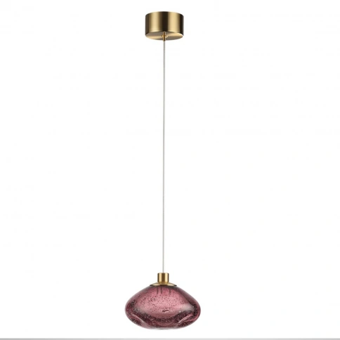 7043/4L L-VISION ODL25 413 Подвесной светильник бордовый/бронз/металл/стекло IP20 LED 4W 3000K 220V  фото 2