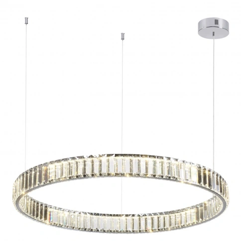 4930/45L L-VISION ODL24 609 хром/прозрачный металл/хрусталь Люстра LED 45W 4000K 5350Лм VEKIA фото 2