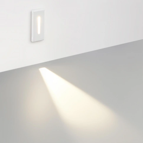 7082/3WL HIGHTECH ODL25 397 Подсветка лестницы прямоугольная металл/гипс IP20 LED 3W 3000K 220V GIPS фото 4