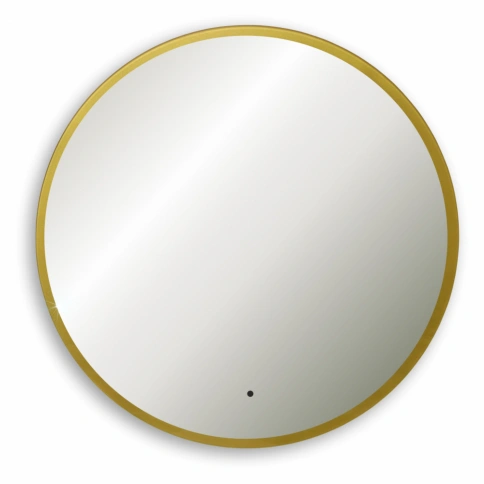 Зеркало ABBER Mond AG6204SCGL-1.0 с подсветкой, бесконтактный выключатель, диммер, золото фото 1
