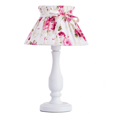 Декоративная настольная лампа Arte Lamp MARGHERITA A7028LT-1WH фото 1
