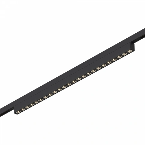 ST666.436.20 Магнитный трековый светильник Черный LED 1*20W 3000K 1 060Lm Ra>90  IP20 L387xW10xH18 2 фото 1