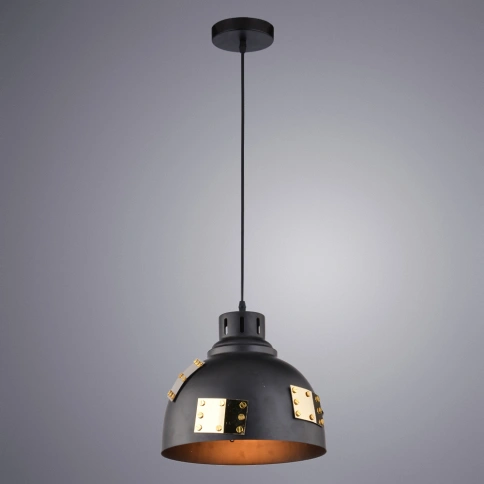 Подвесной светильник Arte Lamp EURICA A6024SP-1BK фото 1