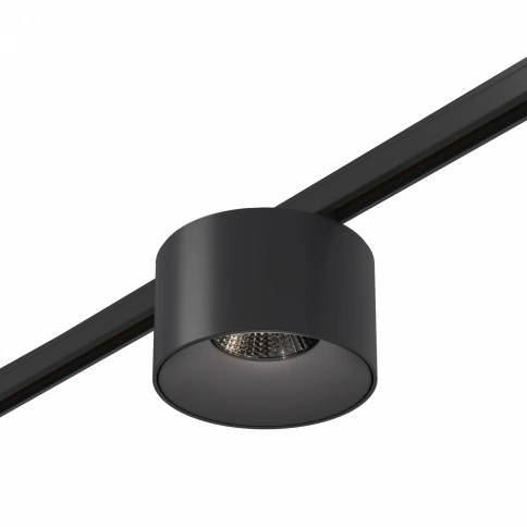 ST669.446.05 Магнитный трековый светильник Черный LED 1*5W 4000K 350Lm Ra>90 36° IP20 D60xH37 24V фото 1