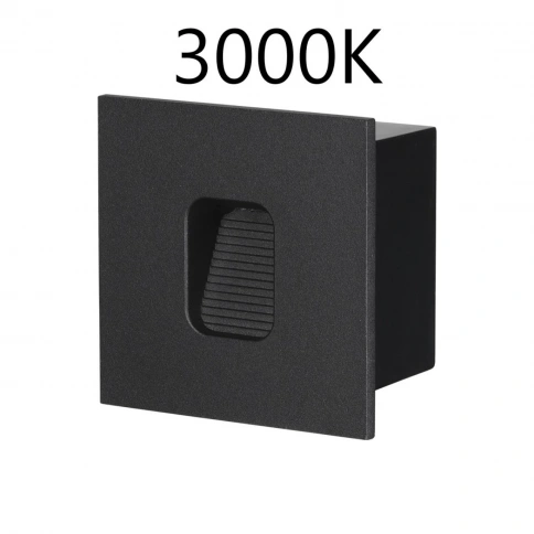 6650/1WL3 NATURE ODL25 727 черный/металл Подсветка для лестниц IP65 LED 1W 3000K 60° AC85-265V VITTY фото 1