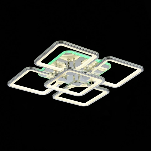 SLE500412-05RGB Светильник потолочный Хром/Белый LED 1*170W RGB 10W 3000-6000K фото 1