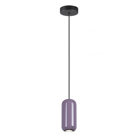 5053/1 PENDANT ODL24 447 черный/сиреневый/металл Подвес GU10 LED 4W OVALI фото 2