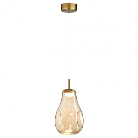 5098/4L PENDANT ODL25 423 античн.бронза/янтарный/металл/стекло Подвес LED 4W 4000K 388Лм NAVE фото 3
