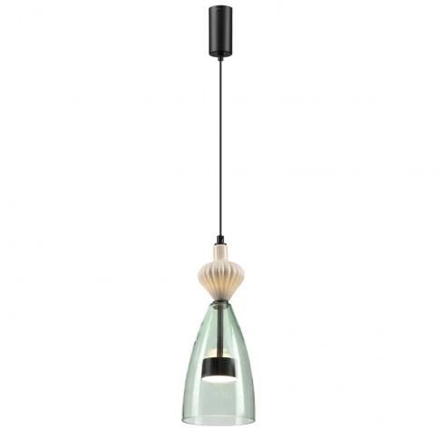 5046/12LC L-VISION ODL24 430 черный/зеленый/металл/стекло/керамика Подвес LED 12W 4000К 1400Лм PALLE фото 3